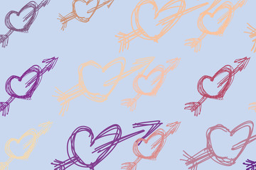 Hand drawn. Artwork, background, congratulation & digital.