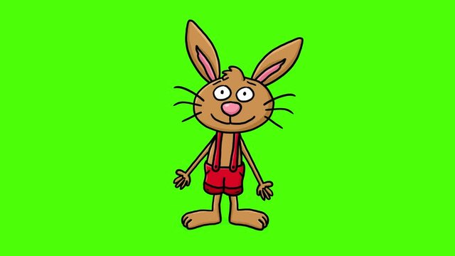 Osterhase Cartoon Animation