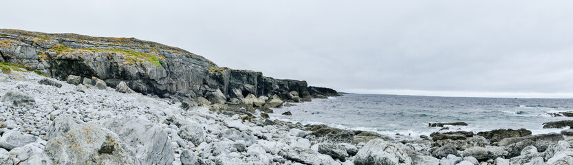 coast of sea in ireland burren