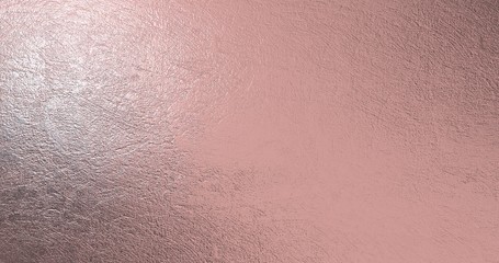 Rose gold foil background. Gold texture 3D rendering image 3D rendering