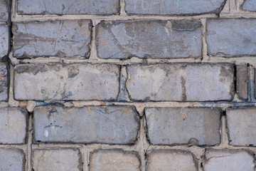 texture of white brick masonry