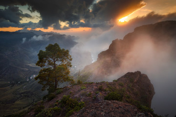 Gran Canaria coast near Agaete in Canary Islands.