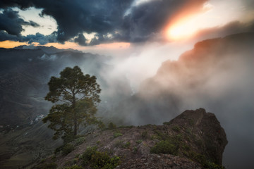 Gran Canaria coast near Agaete in Canary Islands.