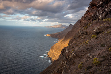 Gran Canaria coast near Agaete in Canary Islands.