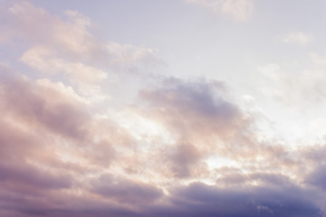 blue sky with clouds