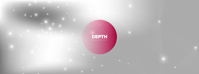 Gray Wireframe Texture. Technology Background. 