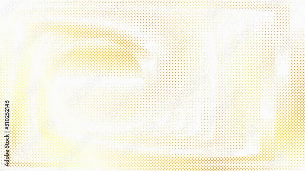 Aufkleber dot gold background, great design for any purposes. gradient dotted background. dot texture backdrop