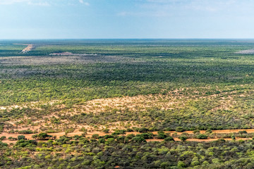 Fototapeta na wymiar The landscapes of Namibia, in Africa
