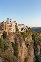 Fototapeta na wymiar Ronda, mountaintop city in the Spanish province of Malaga 