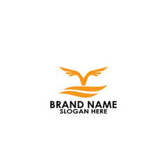 logo letter y wing vector design