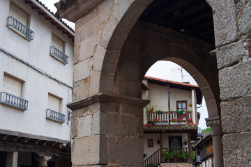 Naklejka premium La Alberca,Spain,5,2008; first Spanish town declared a Historic Artistic Site