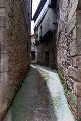 Obraz na płótnie Canvas La Alberca,Spain,5,2008; first Spanish town declared a Historic Artistic Site