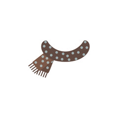 Winter scarf color icon. Elements of winter wonderland multi colored icons. Premium quality graphic design icon on white background