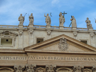 Fototapeta na wymiar The vatican museum in italy