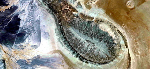 the erasing head, stock photo, abstract photography of the deserts of Africa from the air. aerial...