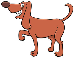 cartoon funny dog pet animal character