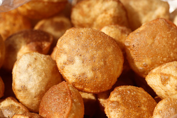 Indian Popular Famous Snacks Pani Puri Poori Phuchka Golgappe Full Screen