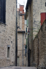 Gasse in Uzes, Provence