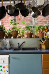 View Of Domestic Kitchen