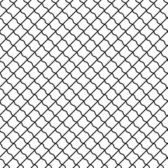 Fototapeta premium Seamless black and white minimal geometric pattern vector background. Perfect for wallpapers, pattern fills, web page backgrounds, surface textures, textile