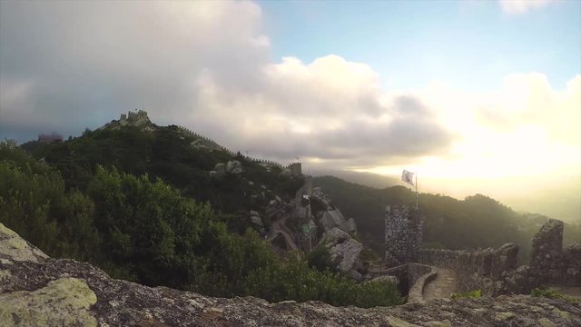Portugal Castelo dos Mouros / Moorish Castle in Sintra