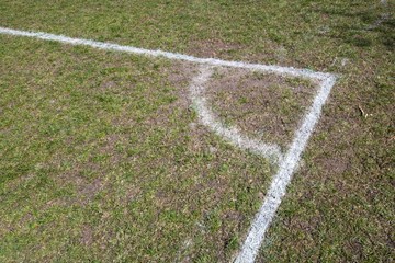 Corner of a Soccer Pitch