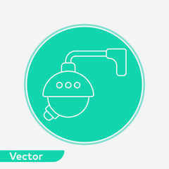 Security camera vector icon sign symbol