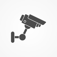 Security camera vector icon sign symbol