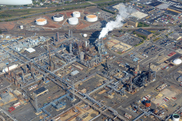 Bayway Refinery in Elizabeth City, New Jersey, USA.