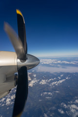 Propeller at the flight