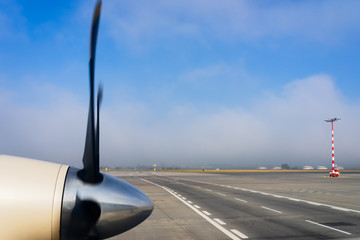 Propeller on a runaway