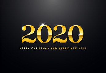 Merry Christmas and Happy New Year Backgorund