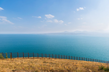 Amazing view of Lake Sevan, Armenia