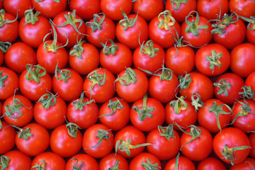 fresh red tomatoes for food texture 