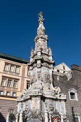 Fototapeta na wymiar Obelisco di Piazza del Gesù Nuovo - Napoli - Campania - Italia