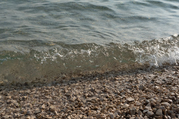 sea waves and rocks