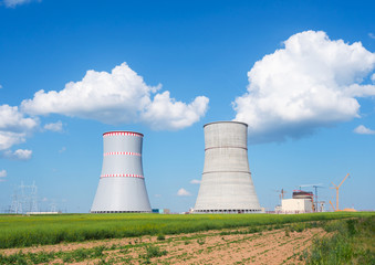 The Astravets Atomic Power Station under construction