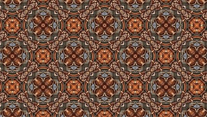 Vector Background of Batik Pattern , Batik Indonesian is a technique of wax-resist dyeing applied to whole cloth, or cloth made using this technique originated from Indonesia