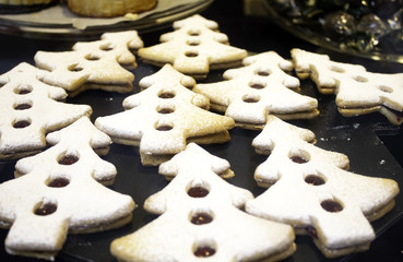 Christmas pine cookies