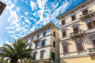 Montecatini Terme Tuscany Ital, cityscape of a famous italian spa and tourist center. - 310291506