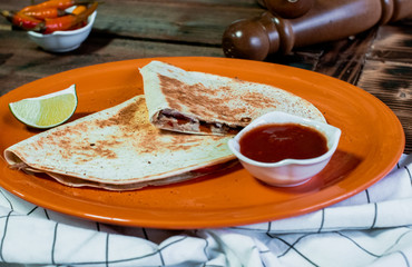 Mexican food - delicious tacos, burritos, fajitas, salads, soups, tortilla chip, nachos, shrimp