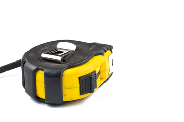 Fototapeta premium Measuring meter isolated on white background.Copy space