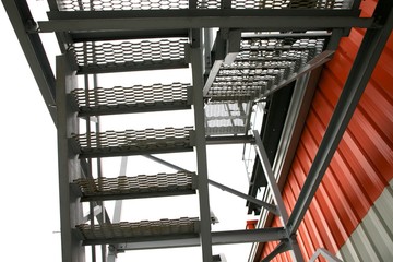steel up stairs