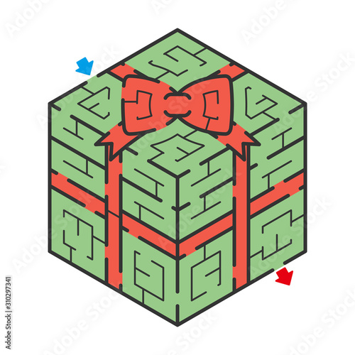 ギフトボックス クリスマス 誕生日 プレゼント ボックス 迷路 アイソメトリック パズル 迷宮 ゲーム イラスト ベクター 3d かわいい 白バック 白背景 吉川めいろ Wall Mural Meiro Yoshikawa ギフトボックス クリスマス 誕生日 プレゼント ボックス 迷路 アイソメトリック パズル 迷宮 ゲーム イラスト ベクター 3d かわいい 白バック 白背景 吉川めいろ Wall Mural Meiro Yoshikawa