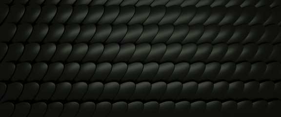Fototapeta premium Fish Snake Scale Pattern Texture Illustration 3d Rendering