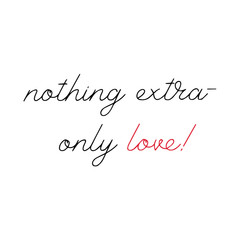 vector lettering of the phrase 