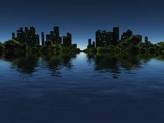 Obraz premium Future world