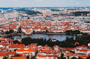 Naklejka premium view of prague