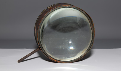 old magnifying glass