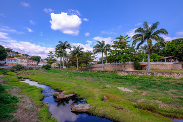 Fototapeta na wymiar Historical city of Lencois, Chapada Diamantina, Bahia, Brazil